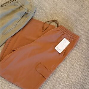 Athleta Women's Wide Leg Pants in Tan and Brown